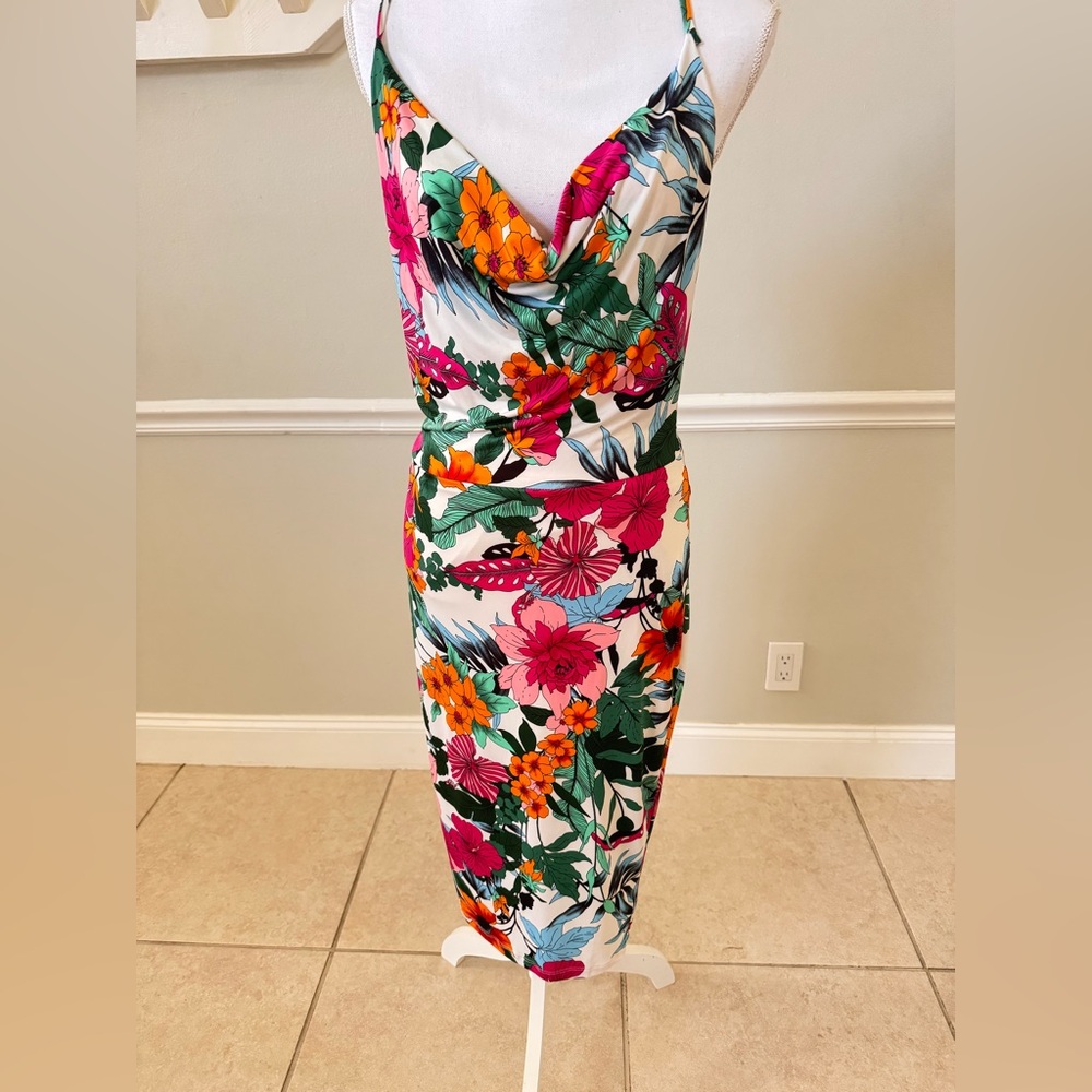 Floral Print Women's Dress